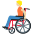 How Person in Manual Wheelchair: Medium-Light Skin Tone emoji looks on Twitter.