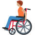 How Person in Manual Wheelchair: Medium Skin Tone emoji looks on Twitter.