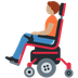 How Person in Motorized Wheelchair: Medium Skin Tone emoji looks on Twitter.