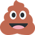 How Pile of Poo emoji looks on Twitter.