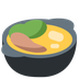 How Pot of Food emoji looks on Twitter.