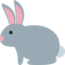 How Rabbit emoji looks on Twitter.