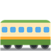 How Railway Car emoji looks on Twitter.