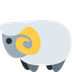 How Ram emoji looks on Twitter.