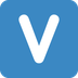 How Regional Indicator Symbol Letter V emoji looks on Twitter.