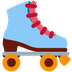 How Roller Skate emoji looks on Twitter.