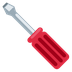 How Screwdriver emoji looks on Twitter.