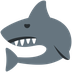 How Shark emoji looks on Twitter.