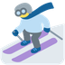 Wie Skifahrer(in) Emoji auf Twitter aussieht.