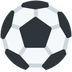 Como o emoji do Bola de futebol é exibido no Twitter.