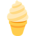 How Soft Ice Cream emoji looks on Twitter.