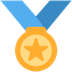 How Sports Medal emoji looks on Twitter.