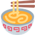 How Steaming Bowl emoji looks on Twitter.