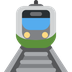 How Tram emoji looks on Twitter.