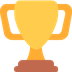 How Trophy emoji looks on Twitter.