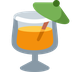 Wie Cocktail Emoji auf Twitter aussieht.