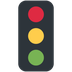 How Vertical Traffic Light emoji looks on Twitter.