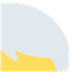 Wie Weißes Haar Emoji auf Twitter aussieht.