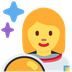 Wie Astronautin Emoji auf Twitter aussieht.