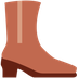 Wie Damenstiefel Emoji auf Twitter aussieht.