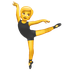 Jak wygląda emoji Baletnica w Whatsapp.