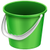 Bagaimana Bucket emoji terlihat di Whatsapp.