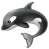 Jak wygląda emoji Orka w Whatsapp.
