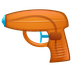 Hvordan Pistol emoji ser ut på Whatsapp.