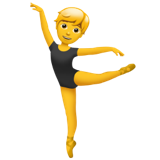 Come Persona che danza emoji appare su Apple.