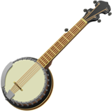 Hur Banjo emoji ser ut på Apple.