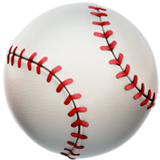 How Baseball emoji looks on Apple.