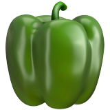 Bagaimana Paprika emoji terlihat di Apple.