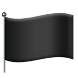 How Black Flag emoji looks on Apple.