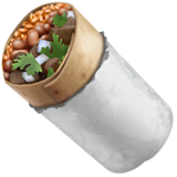 How Burrito emoji looks on Apple.