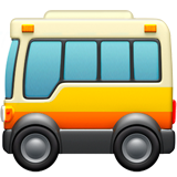 Bagaimana Bus emoji terlihat di Apple.