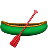 How Canoe emoji looks on Apple.