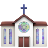 How Church emoji looks on Apple.