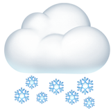Cloud With Snow Emoji