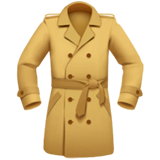 How Coat emoji looks on Apple.