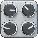 How Control Knobs emoji looks on Apple.