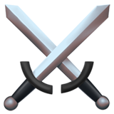 How Crossed Swords emoji looks on Apple.