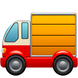 How Delivery Truck emoji looks on Apple.