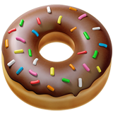 How Doughnut emoji looks on Apple.