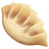 How Dumpling emoji looks on Apple.