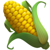 How Ear of Corn emoji looks on Apple.