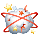 A quoi ressemblent les emoji Nuage de colère sur Apple.