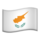 How Flag: Cyprus emoji looks on Apple.