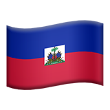 How Flag: Haiti emoji looks on Apple.