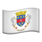 Wie Flagge: St. Barthélemy Emoji auf Apple aussieht.