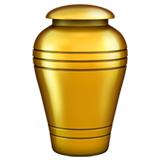 How Funeral Urn emoji looks on Apple.